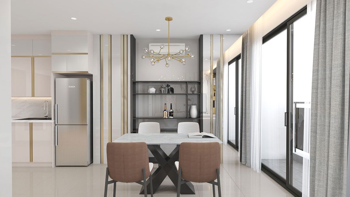 Tổng quan căn hộ phong cách hiện đại sang trọng – Dubai