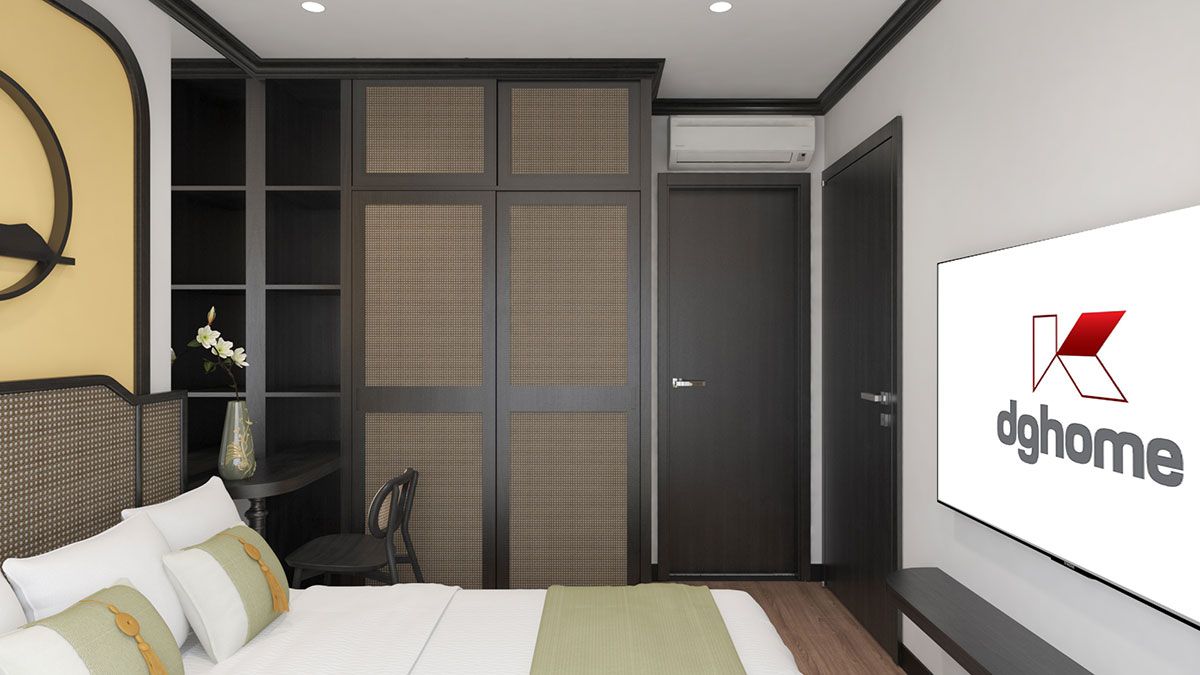 Thiết kế thi công nội thất trọn gói phòng ngủ chung cư cao cấp