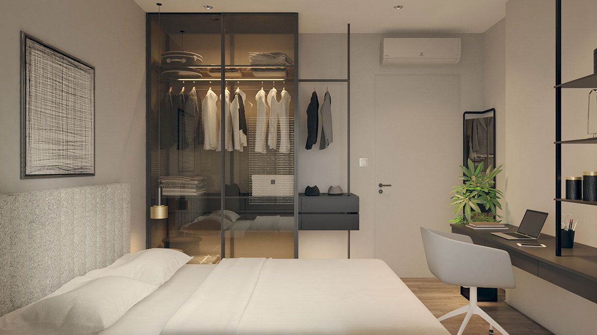Phòng ngủ nhỏ với nét thiết kế đẹp mắt