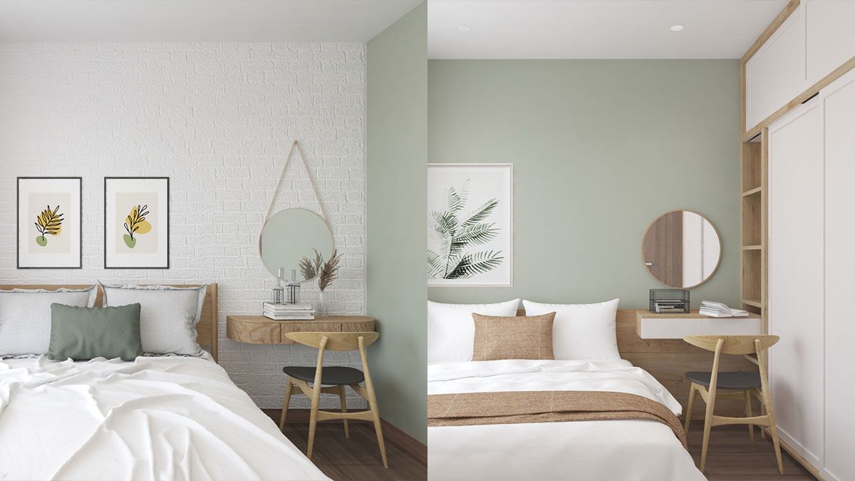 Hai thiết kế phòng ngủ trong căn hộ Copenhagen