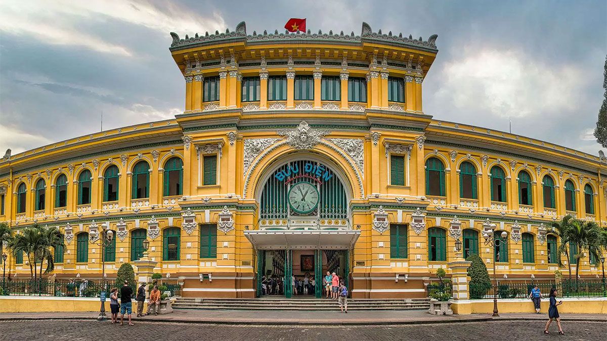 Bưu điện thành phố Hồ Chí Minh. Nguồn: dulichvtv