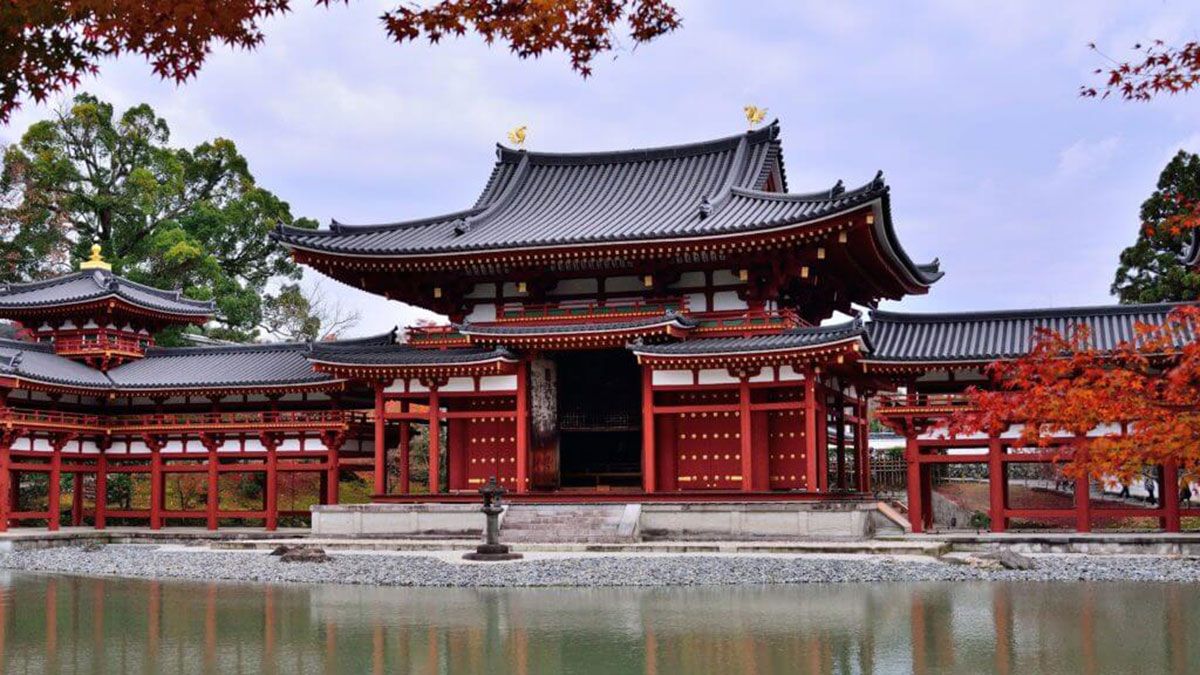 Phật đường Phượng Hoàng, chùa Byodo, thời Heian. Nguồn: Locobee