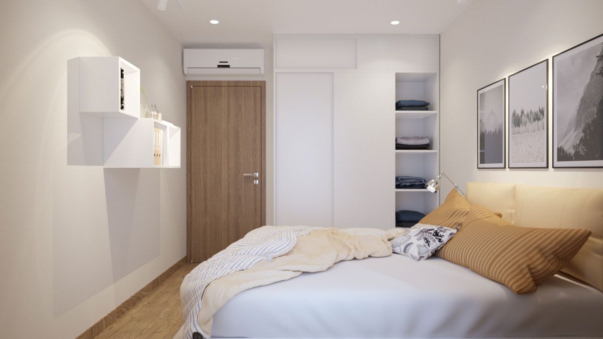 Phòng ngủ phong cách Scandinavian giúp căn phòng thoáng hơn
